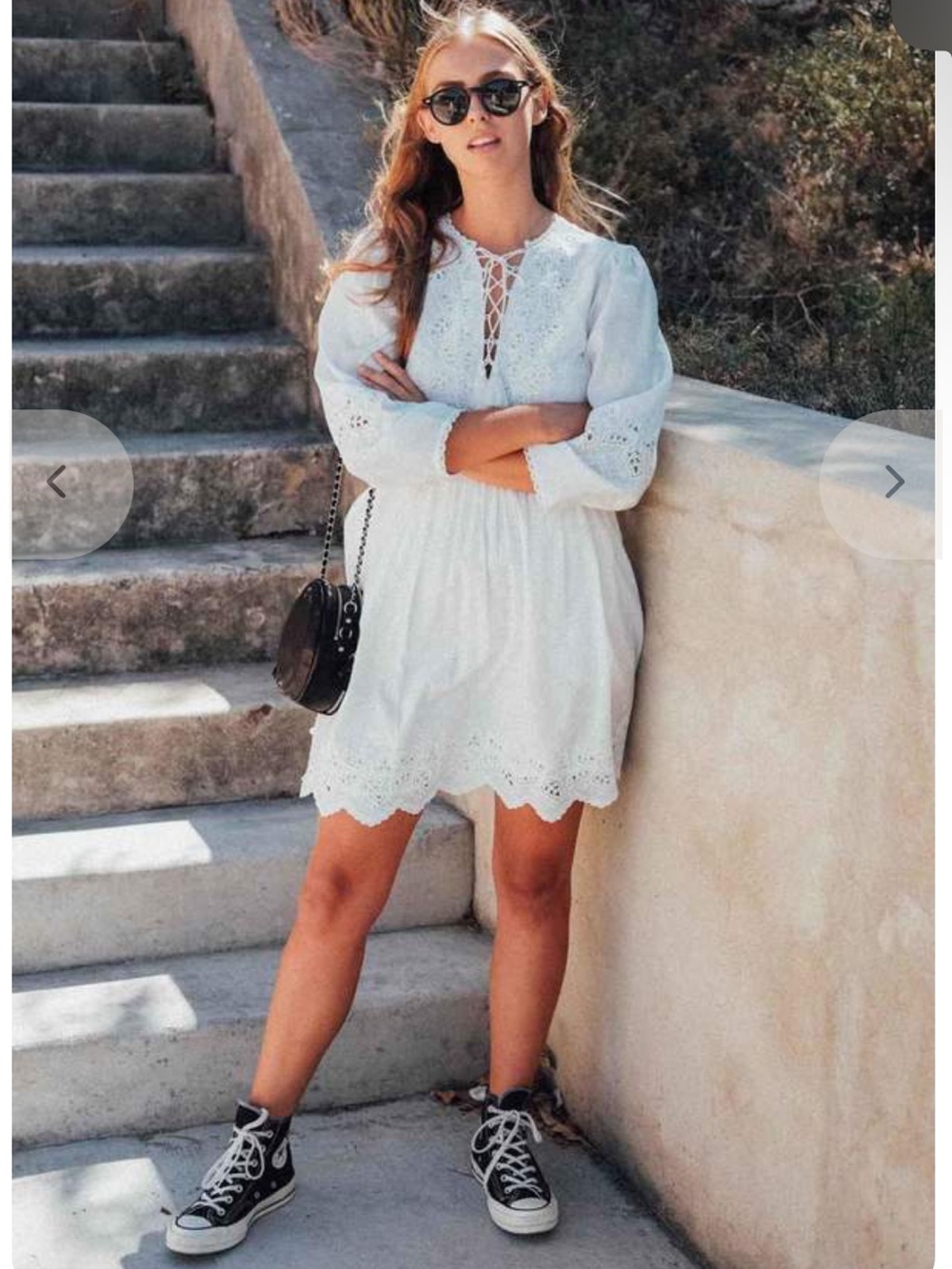 Ulla Johnson Ailey White Eyelet Lace Embroidered Linen Cotton Mini Dress